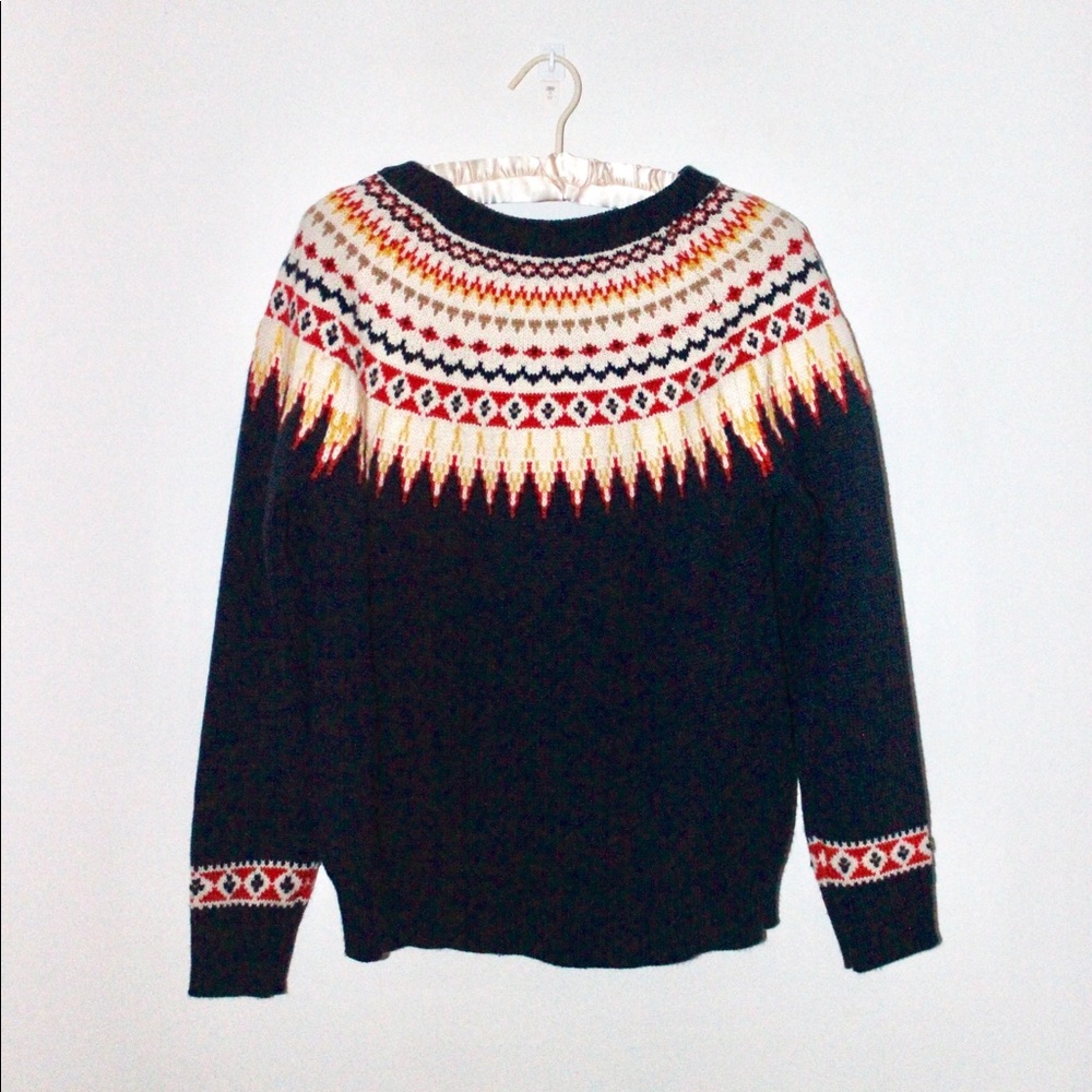 ❄️Blue Fair Isle Sweater